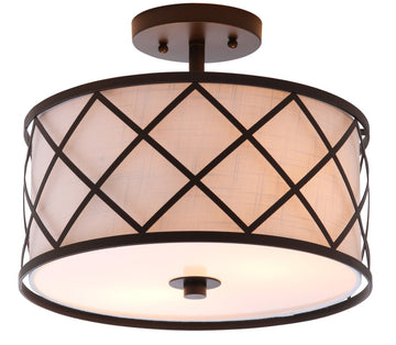 Elizabeth Metal LED Flush Mount - JONATHAN Y
